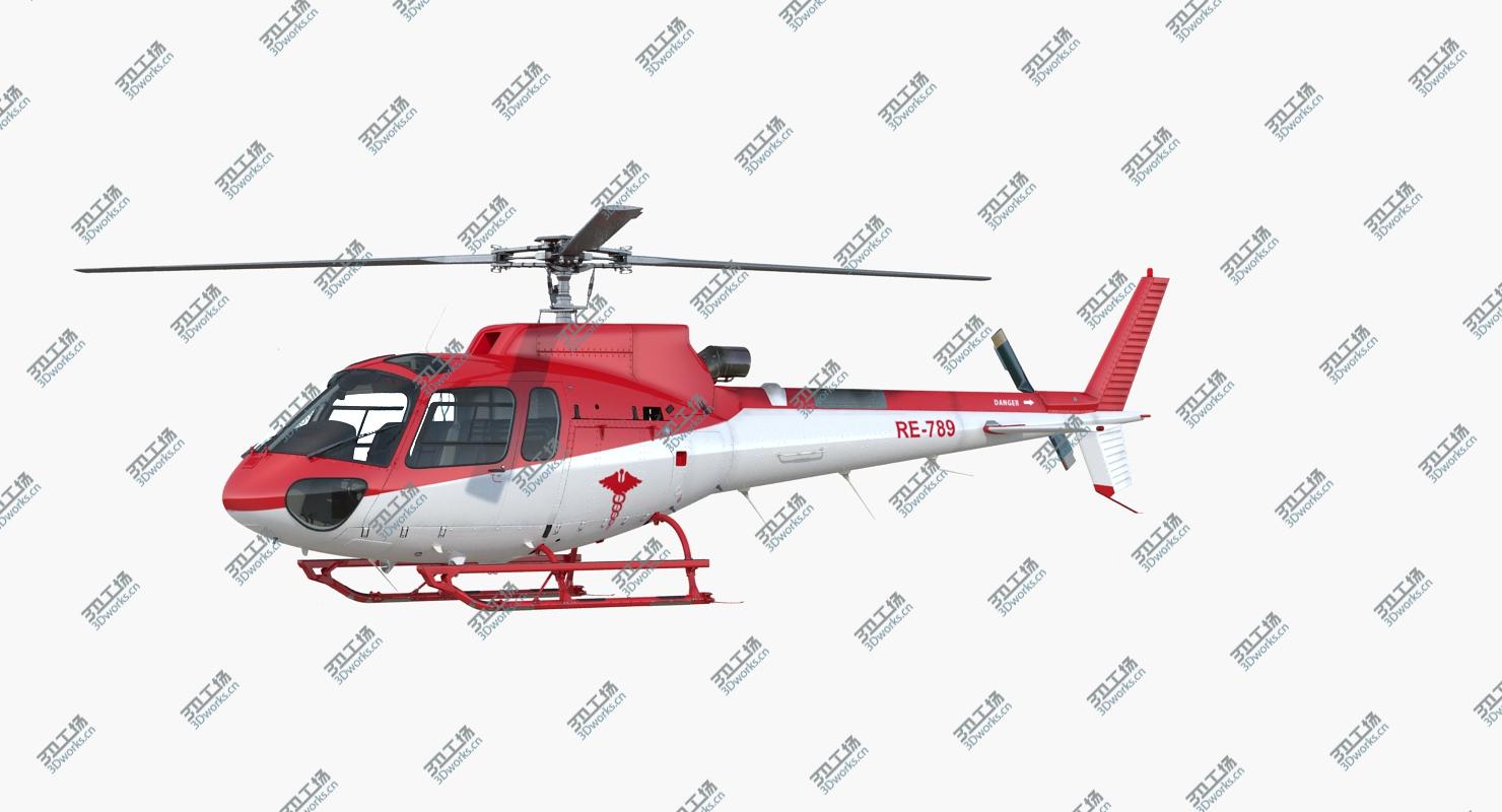 images/goods_img/2021040162/Medical Transport Helicopter Eurocopter AS-350 3D model/3.jpg